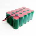 18V 3000mAh Size C Ni-MH Rechargeable Battery Pack with Connector and Wire
